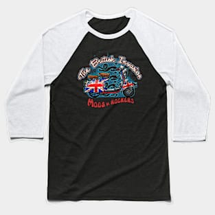 British Scooter Baseball T-Shirt